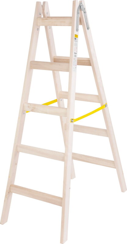rebrík maliarsky, drevený, 2 x 5 priečok
